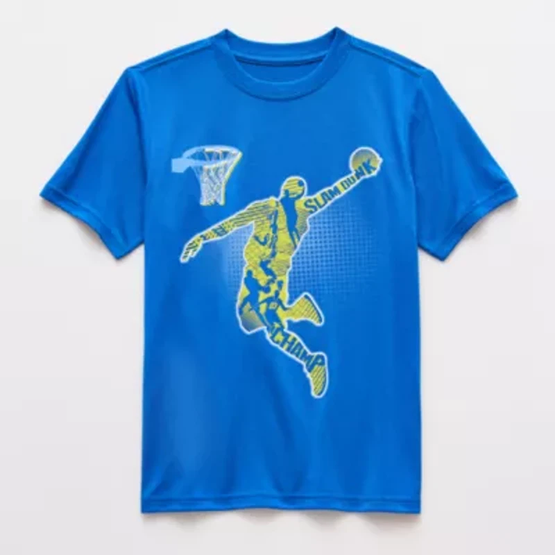 Xersion Little & Big Kid Boys Crew Neck Short Sleeve Regular Fit Graphic T-Shirt