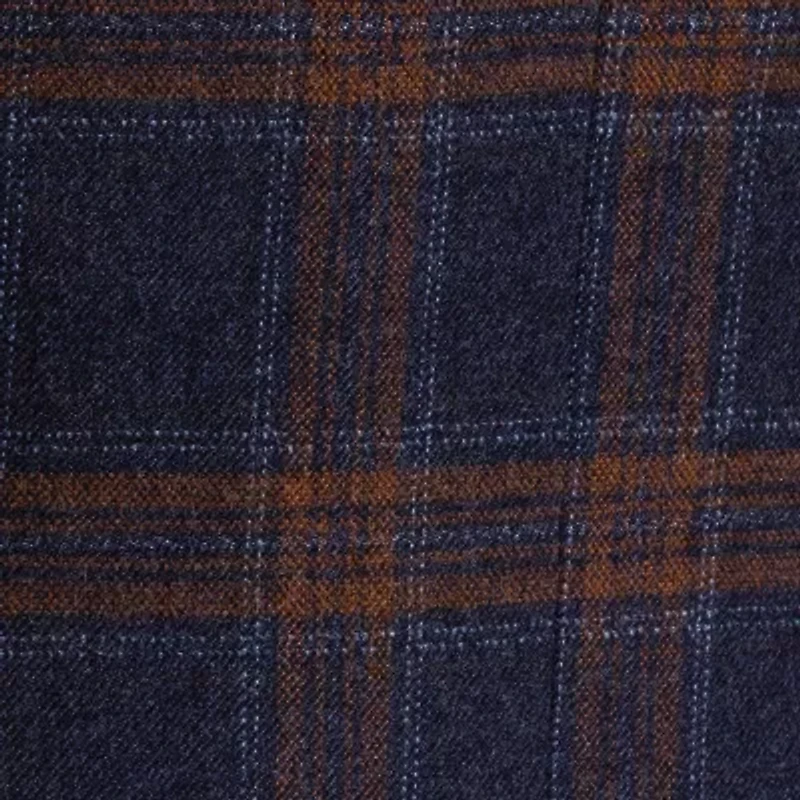 The Savile Row Co Mens Plaid Modern Fit Sport Coat