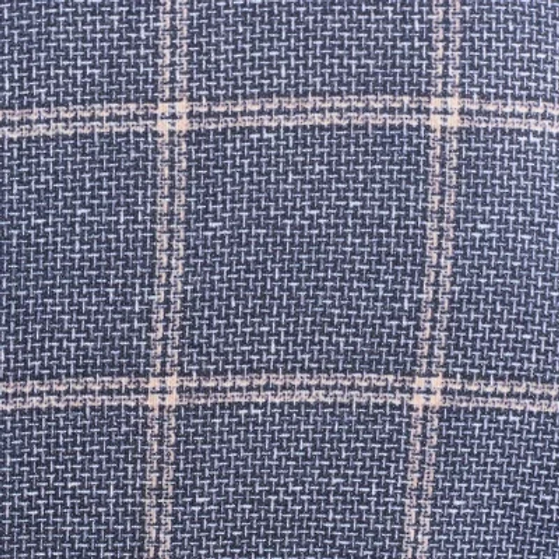 The Savile Row Co Mens Windowpane Modern Fit Sport Coat