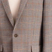The Savile Row Co Mens Plaid Modern Fit Sport Coat