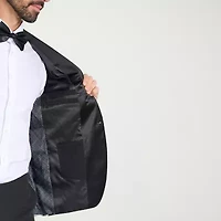 The Savile Row Co Mens Jacquard Slim Fit Sport Coat