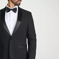 The Savile Row Co Mens Jacquard Slim Fit Sport Coat