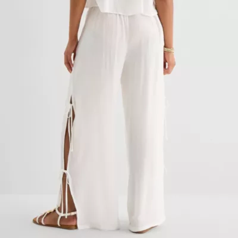 Forever 21 Womens Juniors Straight Pull-On Pant