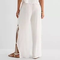 Forever 21 Womens Juniors Straight Pull-On Pant