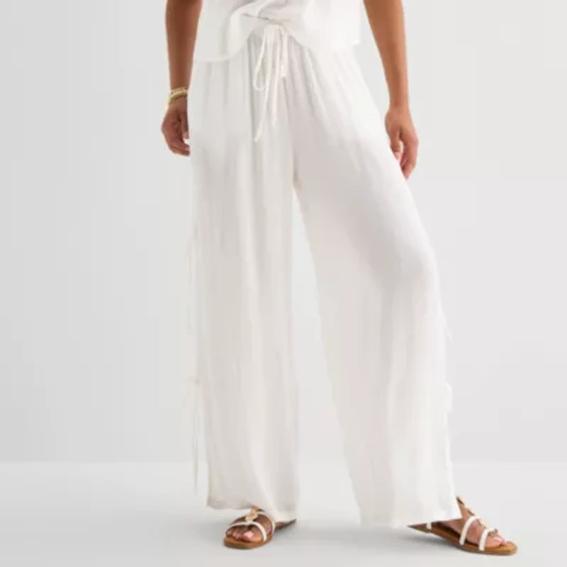 Forever 21 Womens Juniors Straight Pull-On Pant