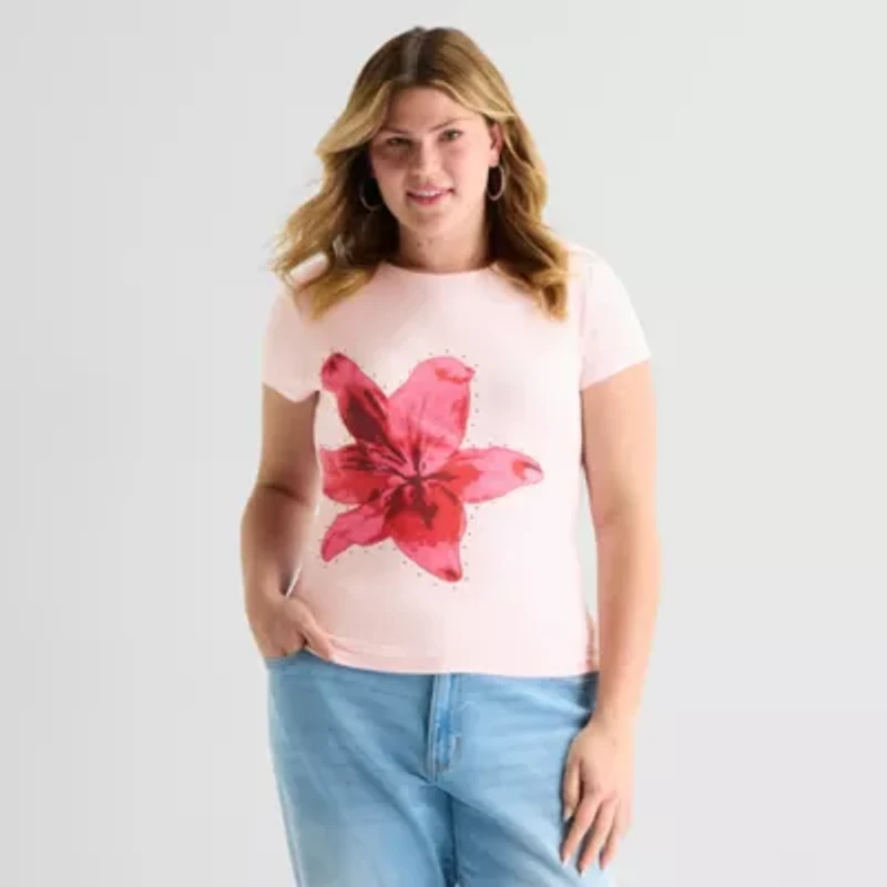 Forever 21 Womens Juniors Short Sleeve T-Shirt