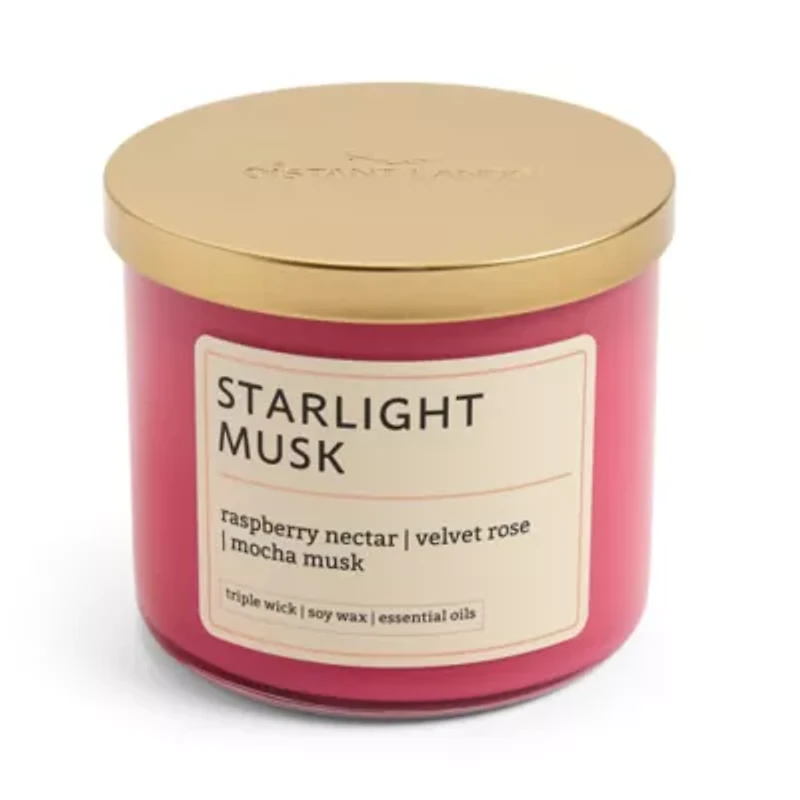 Distant Lands 4oz Starlight Musk 3-Wick Scented Jar Candle