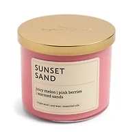 Distant Lands 14oz Sunset Sand 3-Wick Scented Jar Candle