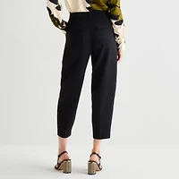 Worthington Womens Tapered Pleated Pant