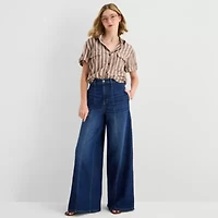 a.n.a Womens Short Sleeve Blouse