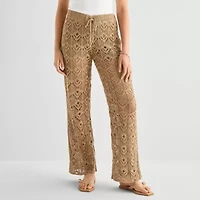 a.n.a Womens Wide Leg Pull-On Pant