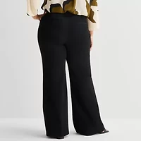 Worthington Plus Womens Fit and Flare Pant