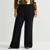 Worthington Plus Womens Fit and Flare Pant