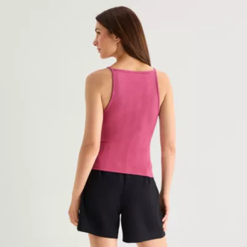 a.n.a Womens Square Neck Sleeveless Tank Top