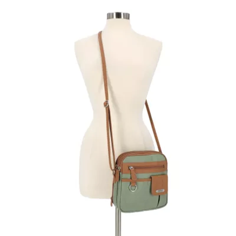 Multi Sac North/South Zip Around Crossbody Bag
