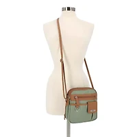 Multi Sac North/South Zip Around Crossbody Bag