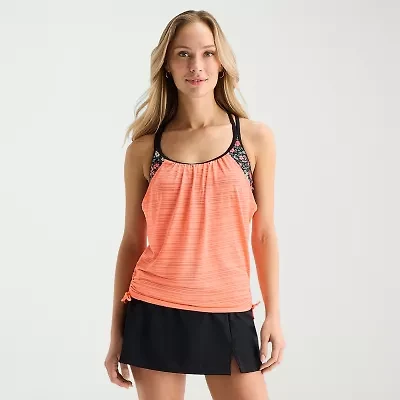 ZeroXposur Womens Floral Tankini Swimsuit Top