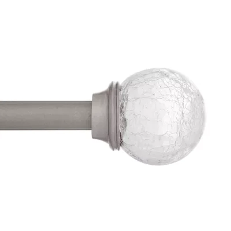 Kenney Walden Crackle Ball 5/8 Adjustable Curtain Rod
