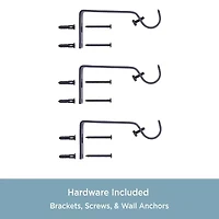 Kenney Lucas Openwork 3/4 Adjustable Curtain Rod