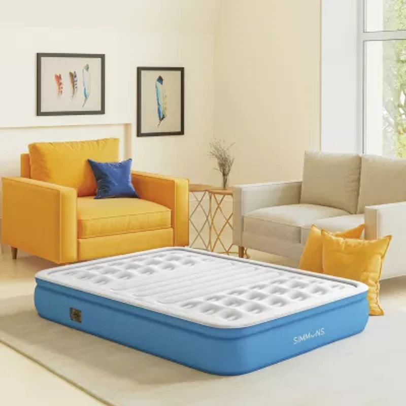 Simmons Beautyrest Lumbar Firm Air Mattress With Built-In Pump