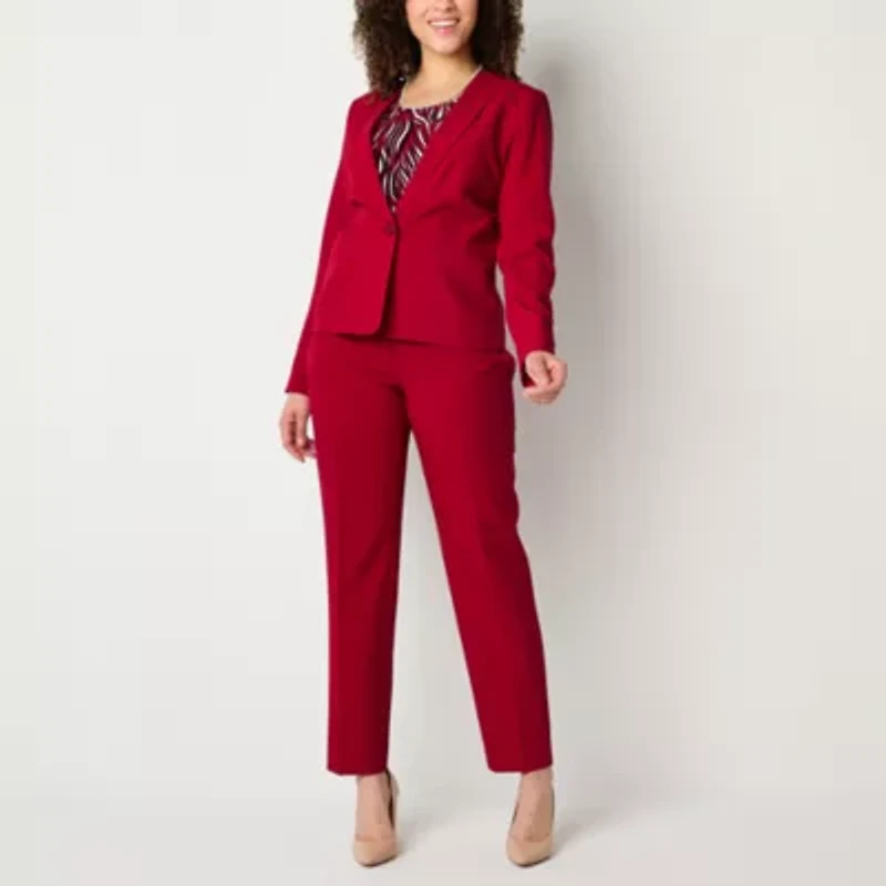 Black Label by Evan-Picone Womens Classic Fit Straight Suit Pant