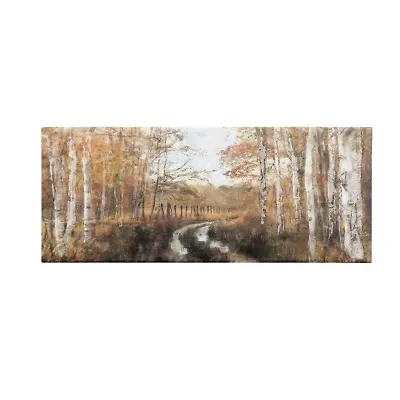 Stupell Industries Autumn Birch Tree Grove Scenery Canvas Art