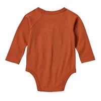 Okie Dokie Baby Boys Crew Neck Long Sleeve Bodysuit