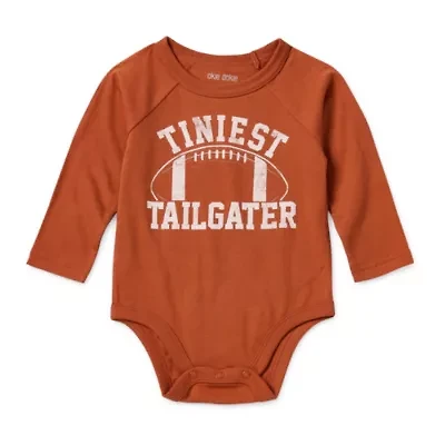 Okie Dokie Baby Boys Crew Neck Long Sleeve Bodysuit