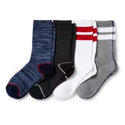 Thereabouts Boys 4 Pair Crew Socks