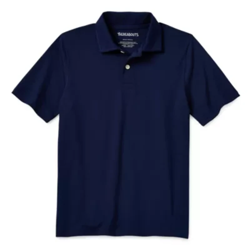 Thereabouts Little & Big Kid Boys Short Sleeve Regular Fit Polo Shirt