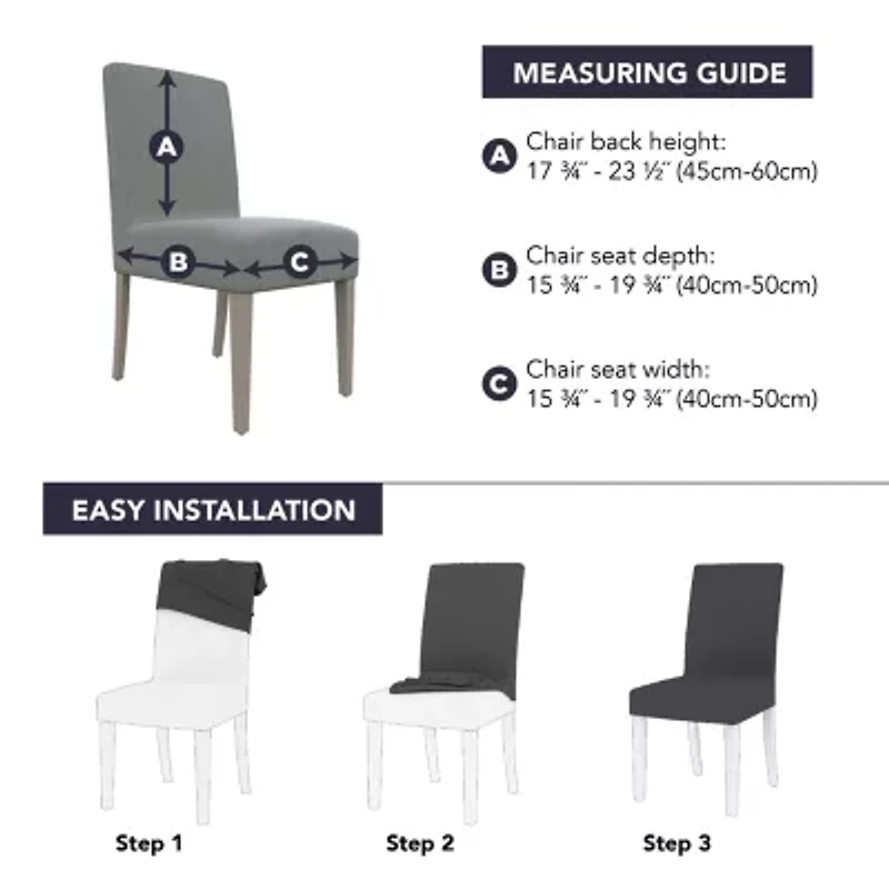 No 918 Verity Set of 2 Chair Slipcover