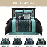 Stratford Park Tiago 8-pc. Complete Bedding Set