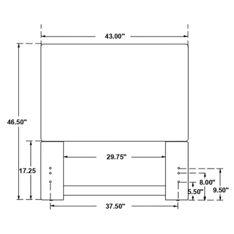  Izzy Kid's Padded Headboard