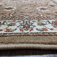 Como Kashan Traditional Oriental Indoor Round Area Rug