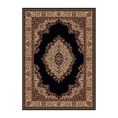 Como Medallion Traditional Oriental Indoor Rectangular Area Rug