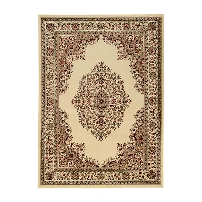 Como Medallion Traditional Oriental Indoor Rectangular Area Rug