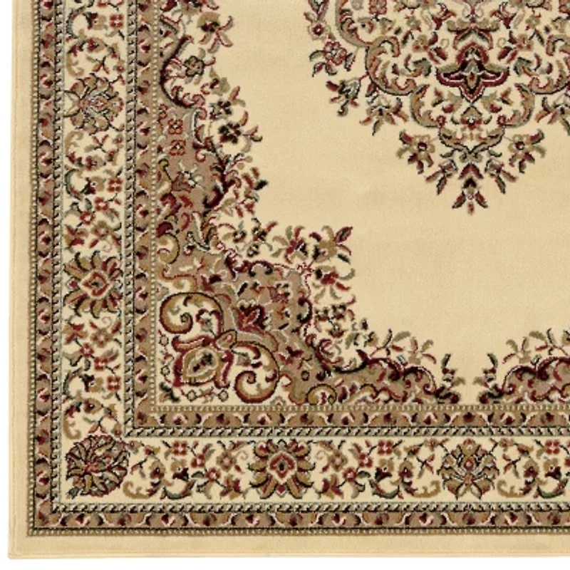 Como Medallion Traditional Oriental Indoor Rectangular Area Rug