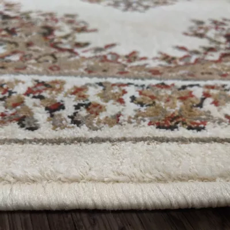 Como Medallion Traditional Oriental Indoor Rectangular Area Rug