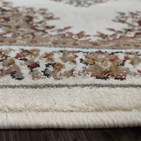 Como Medallion Traditional Oriental Indoor Rectangular Area Rug