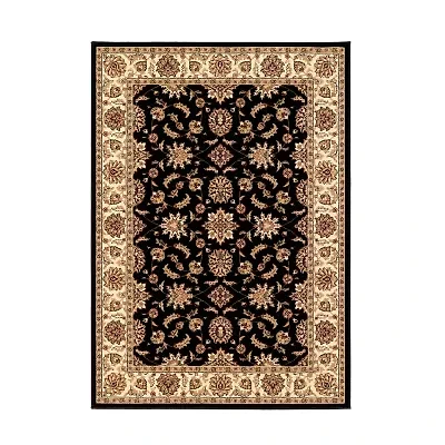 Como Kashan Traditional Oriental Indoor Rectangular Area Rug