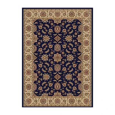 Como Kashan Traditional Oriental Indoor Rectangular Area Rug