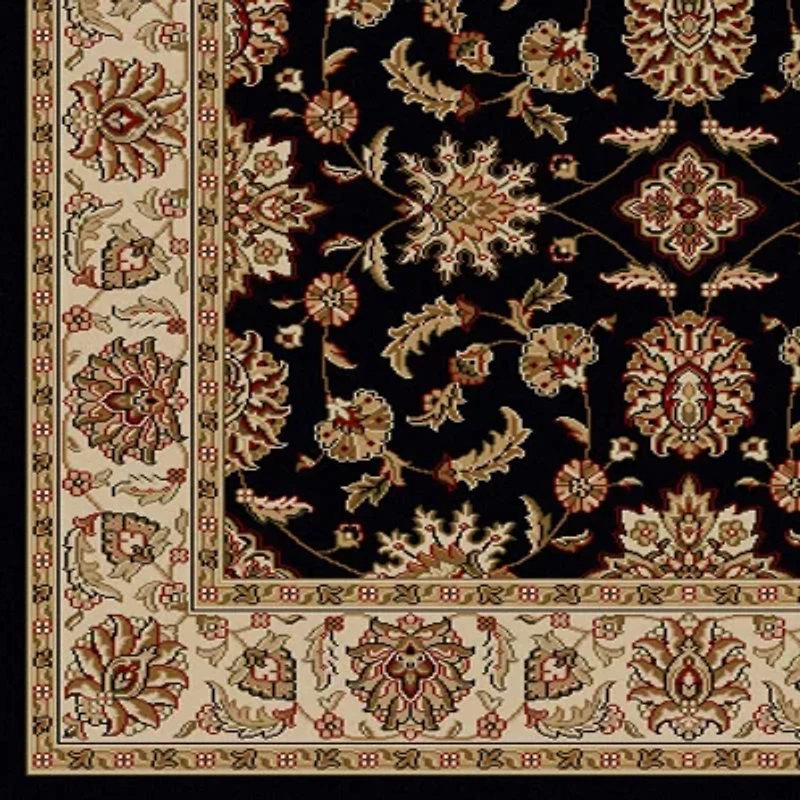 Como Kashan Traditional Oriental Indoor Rectangular Area Rug