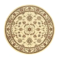 Radici Como Intricate Traditional Oriental Indoor Round Area Rug