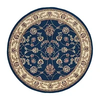 Radici Como Intricate Traditional Oriental Indoor Round Area Rug