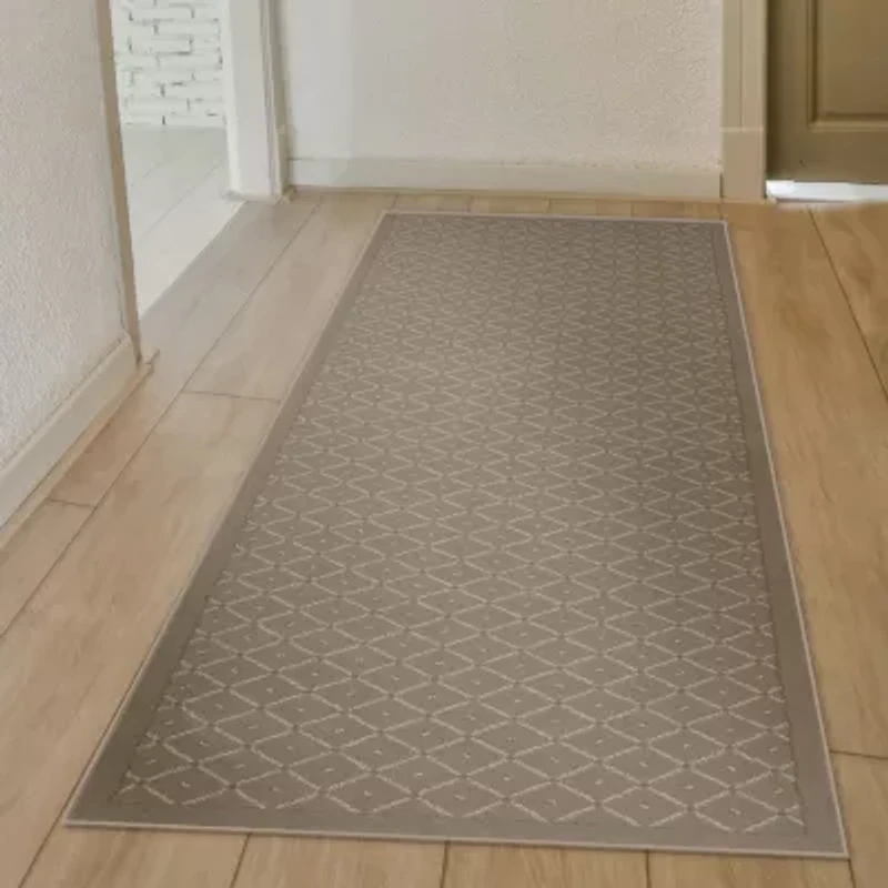 Radici Como Contemporary Geometric Trellis 26"X91" Rectangular Runner