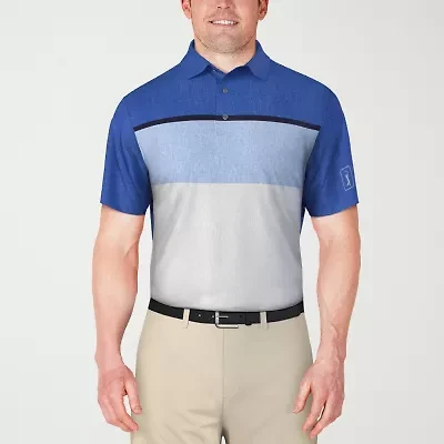 PGA TOUR Mens Regular Fit Short Sleeve Polo Shirt