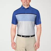PGA TOUR Mens Regular Fit Short Sleeve Polo Shirt