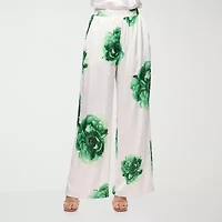 Premier Amour Floral Womens Straight Pull-On Pant