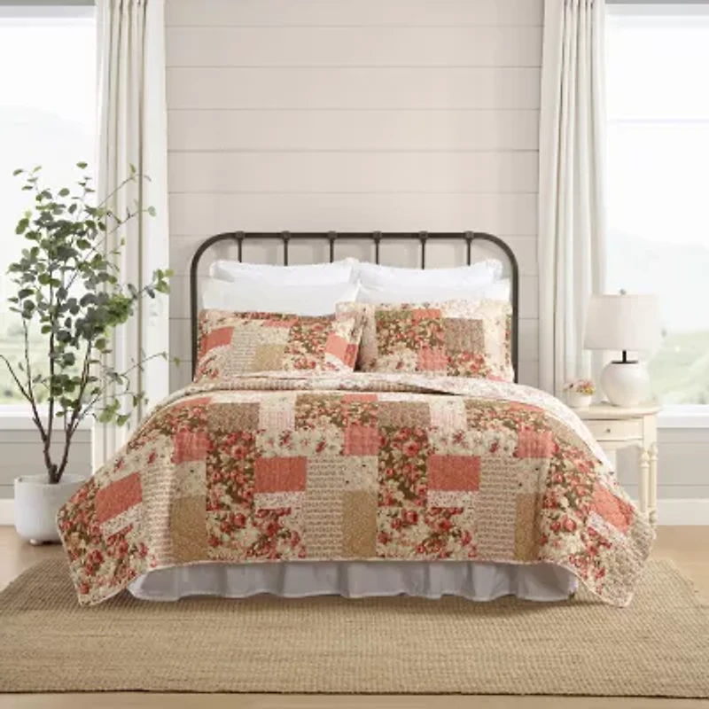 Laura Ashley Harrietta Patchwork Quilt Set