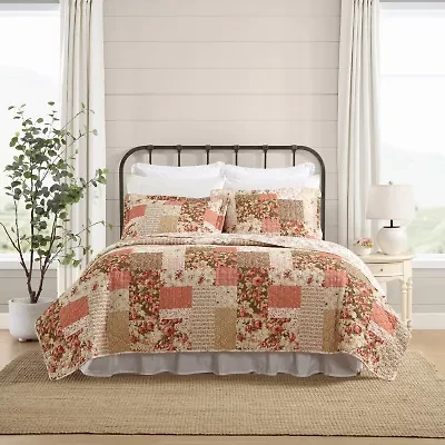 Laura Ashley Harrietta Patchwork Quilt Set